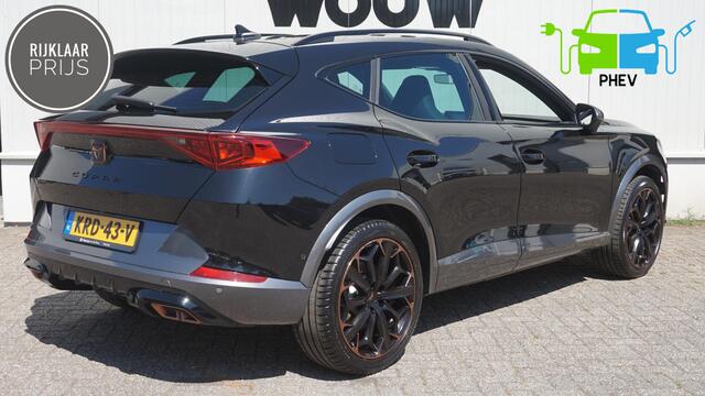 Cupra Formentor 1.4 e-Hybrid VZ 245PK Rijklaarprijs SOH 95.47% | elektrisch verstelb. bestuurdersstoel met geheugen | stuurwiel verwarming| Apple Carplay/Android auto | 19inch