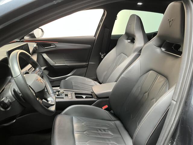 Cupra Formentor 1.4 e-Hybrid VZ Black Edition / AUTOMAAT/ PANODAK/ TREKHAAK/ LEDER/ MEMORY SEAT/ NAVI/ FULL LINK/ STOELVERWARMING/ 360 CAMERA