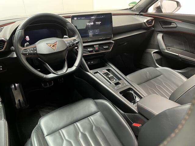 Cupra Formentor 1.4 e-Hybrid Black Edition / AUTOMAAT/ PANO/ LEER/ BEATS AUDIO/ 360 CAMERA/ PARK. SENSOREN/ MEMORY SEATS/ DODE HOEK/ KEYLESS/ STOEL-STUURVERWARM./ TRAVEL ASSIST/ ADAPT. CRUISE/ FULL LINK/ VIRTUAL COCKPIT/ NAVI/ CLIMA
