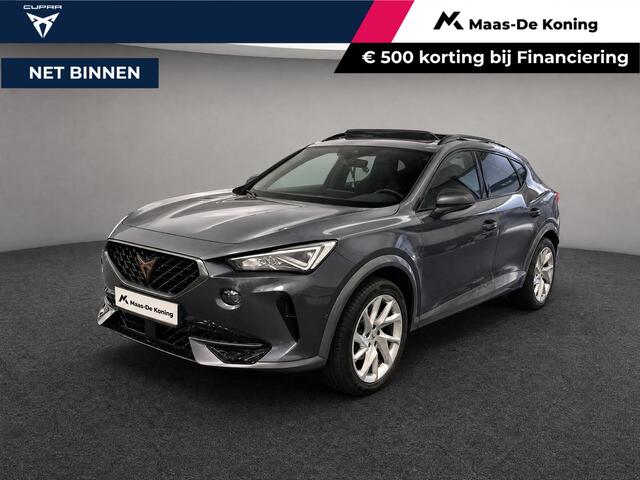Cupra Formentor 1.4 TSI 204pk DSG e-Hybrid Essential Limited · Panoramadak · Camera · Elek. Achterklep · Stuur- & Stoelverwarming · Keyless · Elek. Bestuurdersstoel + Geheugen ·