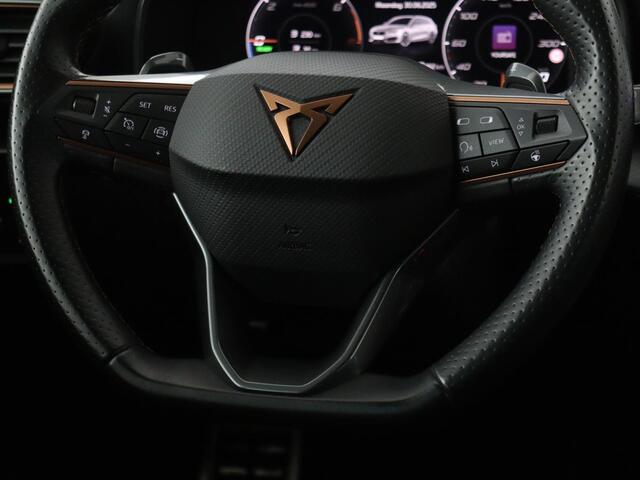Cupra Leon 1.4 e-Hybrid | Camera | Adaptive cruise | Stuurverwarming | Navigatie | Sfeerverlichting | Keyless | Full LED | PHEV