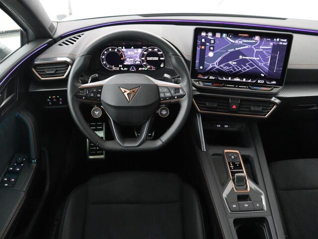 Cupra Leon 1.5 e-Hybrid Business | Stoelverwarming | Adaptive cruise | Camera | Carplay | Memory | Half leder | Navigatie | Keyless | Sportstoelen | Full LED | Sfeerverlichting | PHEV | Plug In