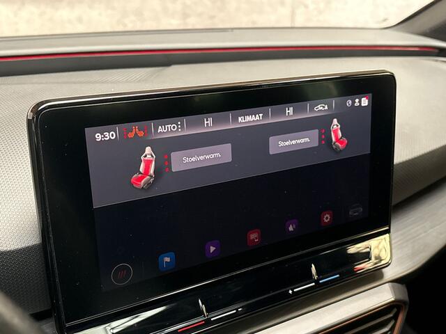 Cupra Leon 1.4 e-Hybrid VZ Performance 245Pk Automaat (PANORAMADAK, BLACK PACK, APPLE CARPLAY, CAMERA, STUUR/STOELVERWARMING, KUIPSTOELEN, GETINT GLAS, ADAPTIVE CRUISE, NIEUWSTAAT)