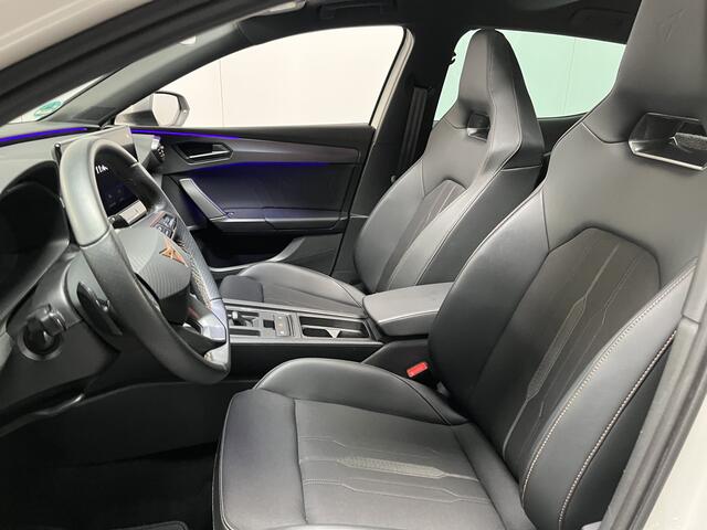 Cupra Leon 1.4 e-Hybrid Performance / AUTOMAAT/ PANO/ PARK.SENSOR.V+A/ CAMERA/ FULL LINK/ CRUISE/ STUUR+STOELVERWARM./ KEYLESS/ DIGITAL DASH/ RIJ-MODI/ NAVI/ DAB/ CLIMA/ LED/ 18'' LMV