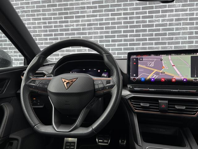 Cupra Leon 1.4 e-Hybrid Business | Cruise Control Adaptief | Stoelverwarming | Parkeersensoren | LED Koplampen | Virtual Cockpit | Navigatie | Apple Carplay | Android Auto | Keyless Entry | Lichtmetalen Velgen 18 inch | Plug-in Hybrid (PHEV)