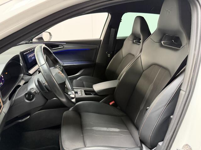 Cupra Leon 1.4 e-Hybrid VZ Performance / AUTOMAAT/ 245 PK/ PARK.SENSOR.V+A/ CAMERA/ ACC/ STUUR+STOELVERWARM./ KEYLESS/ RIJ-MODI/ DIGITAL DASH/ NAVI/ CLIMA/ LED