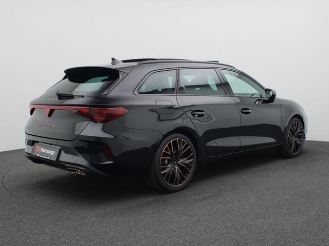 Cupra Leon Sportstourer 1.5 TSI e-Hybrid VZ Performance 272PK DSG matrix led, schuif-kanteldak, achteruitrijcamera, stuur-stoelverwarming, adaptive cruise met travel assist, elek. verstelbare voorstoel, side assist, keyless, 19" lichtmetaal