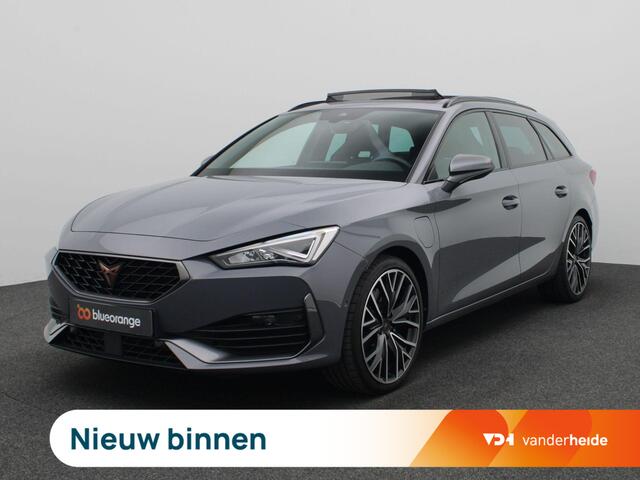 Cupra Leon Sportstourer 1.4 e-Hybrid VZ Performance 245PK DSG panoramadak, full led, adaptive cruise met travel assist, achteruitrijcamera, stuur-stoelverwarming, elek. bedienbare achterklep