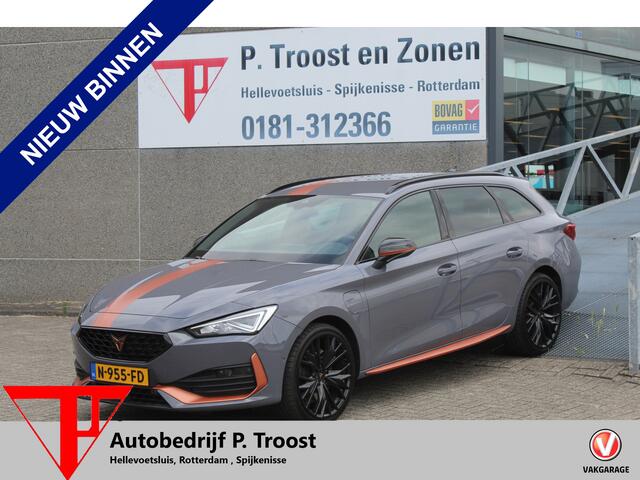 Cupra Leon Sportstourer 1.4 e-Hybrid 245 AUTOMAAT NAVI/CLIMA/19 INCH VLG/HALF LEDER/AFNEEMBARE TREKHAAK/STOEL&STUURVERWARMING/FULL OPTIONS!!!