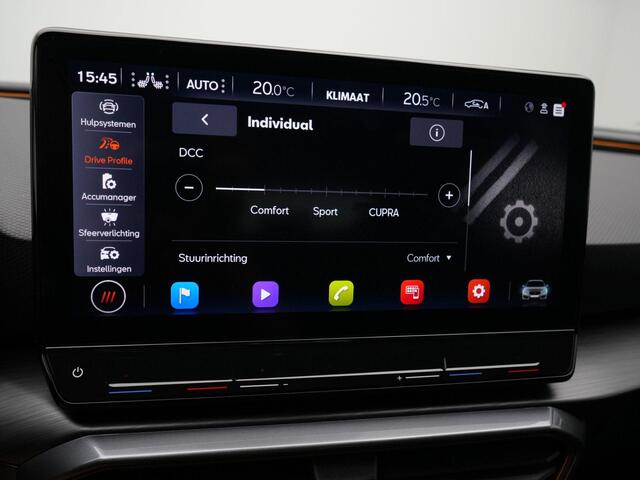 Cupra Leon Sportstourer 1.4 245 pk DSG e-Hybrid VZ Performance | Supersport stuur | Adaptief sportonderstel | Stuur-/stoelverwarming | Achteruitrijcamera