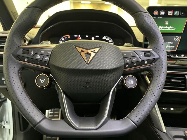 Cupra Leon Sportstourer 1.5 Tsi 204pk DSG e-Hybrid VZ Performance · Camera · Apple/Android Car Play · Elek. Trekhaak · Elek. Achterklep · 18'' Inch · Garantie t/m 20-05-2028 of 90.000km