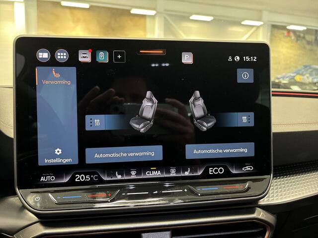 Cupra Leon Sportstourer 1.5 Tsi 204pk DSG e-Hybrid Business · Apple/Android Car Play · Camera · Elek. Trekhaak · Elek. Achterklep · Sfeerverlichting · 18'' Inch · Garantie t/m 11-06-2028 of 90.000km