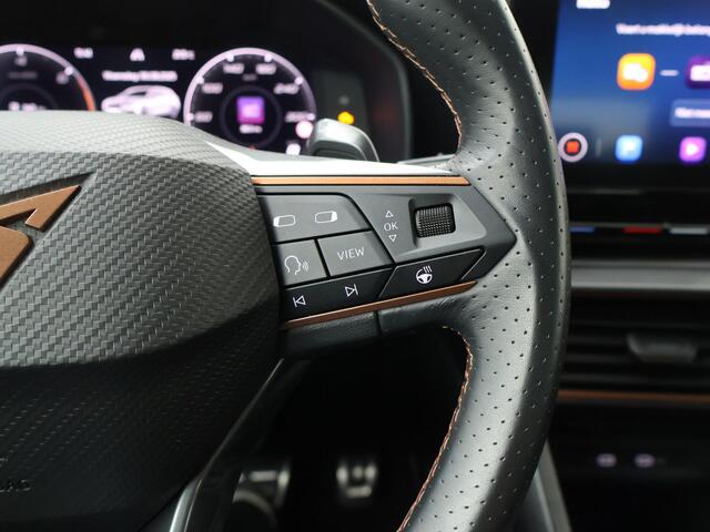 Cupra Leon Sportstourer 1.4 e-Hybrid 245 PK | SoH 91% | Virtual Cockpit | Navigatie | Achteruitrijcamera | Adaptive cruise Controle | Stoelverwarming | Stuurwielverwarming |