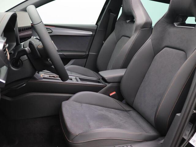 Cupra Leon Sportstourer 1.5 TSI e-Hybrid VZ Performance 272PK DSG Trekhaak, matrix led, schuif-kanteldak, achteruitrijcamera, stuur-stoelverwarming, adaptive cruise met travel assist, elek. verstelbare voorstoel, side assist, keyless, 19" lichtmetaal