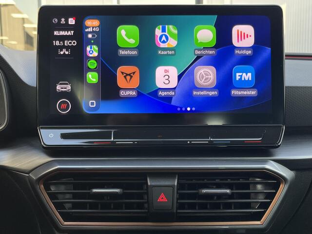 Cupra Leon Sportstourer 1.4 e-Hybrid VZ Adrenaline | 245pk/Navi/Clima/Adapt.Cruise/Camera/Sfeerverlichting/Apple CarPlay-Android Auto/Stuur+Stoelverwarming