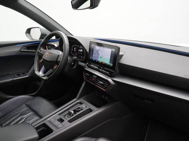 Cupra Leon Sportstourer 1.4 e-Hybrid VZ Copper Edition PHEV 245pk Dealer O.H. | Panodak | Adaptive Cruise | Camera | Lederen Sportstoelen Memory & Verwarmd | Sfeerverlichting | Stuur Verwarmd | Apple Carplay | Keyless | Blis | Navigatie | DAB | Plug In Hybrid |