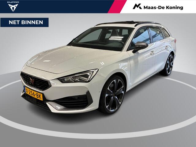 Cupra Leon Sportstourer 1.4 245pk DSG e-Hybrid VZ Adrenaline · Panoramadak · Camera · Keyless · Stuur- & Stoelverwarming · Parkeer assistent · Elek. Bestuurdersstoel + Geheugen ·