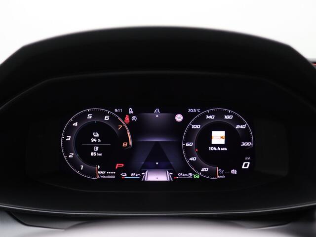 Cupra Leon Sportstourer 1.5 TSI e-Hybrid VZ Performance 272PK Adaptive Cruise Control, Koplampverlichting Matrix LED, Stoel-stuur verwarming, Keyless, Sportuitrusting, Achteruitrijcamera, 19' LM Velgen