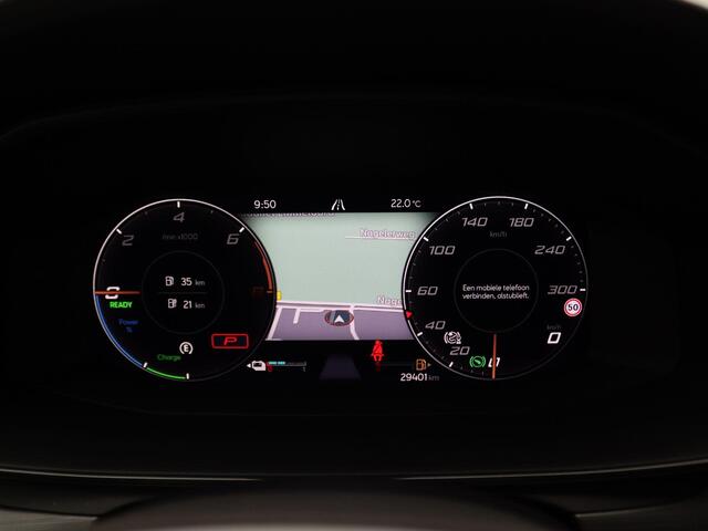 Cupra Leon Sportstourer 1.4 e-Hybrid VZ Performance 245PK DSG SOH 94,13%, Panoramadak, Keyless, 19", Side Assist, Stoel-Stuurverwarming, Achteruitrijcamera, Navi