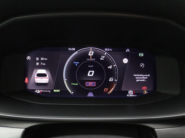 Cupra Leon Sportstourer 1.4 e-Hybrid VZ Performance 245PK DSG SOH 90,67%, Trekhaak, Side Assist, Achteruitrijcamera, 19" LM Velgen, Keyless, Stoel-Stuurverwarming