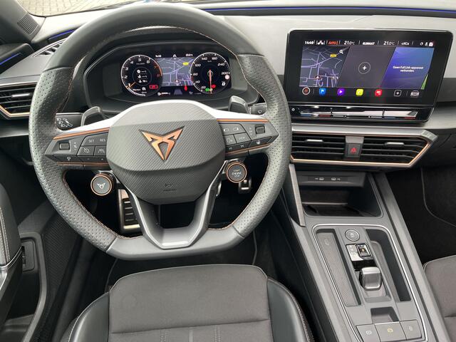 Cupra Leon Sportstourer 2.0 TSI VZ 4Drive Performance / AUTOMAAT/ 310 PK/ PANO/ BREMBO/ TREKHAAK/ FULL LINK/ PARK.SENSOR.V+A/ CAMERA/ ACC/ DCC/ STUUR+STOELVERWARM./ MEMORY SEAT/ ELEK.ACHTERKLEP/ KEYLESS/ DIGITAL DASH/ NAVI/ DAB/ CLIMA/ LED/ 19''