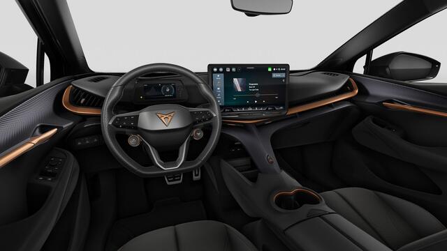 Cupra Tavascan 77kWh Elektromotor 286 1AT Essential | Achteruitrijcamera | Digitaal instrumentenpaneel (Virtual Cockpit) | Kinderzitbevestiging vóór en 2e zitrij (ISOFIX)