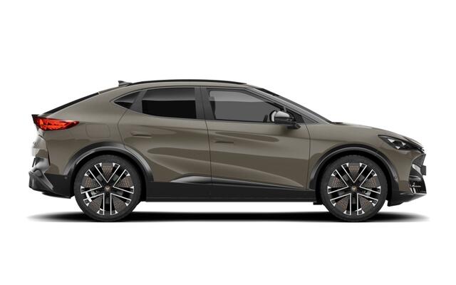 Cupra Tavascan 77kWh Elektromotor 340 1AT VZ Extreme | CUP-kuipstoelen vóór, Nappa leder Enceladus Grey | Digitaal instrumentenpaneel (Virtual Cockpit) | Draadloze Apple CarPlay(TM), Android Auto(TM)