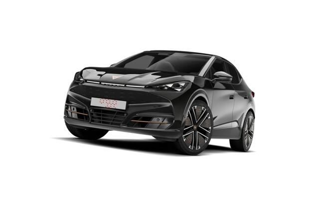 Cupra Tavascan 77kWh Elektromotor 340 1AT VZ Extreme | CUP-kuipstoelen vóór, Nappa leder Enceladus Grey | Digitaal instrumentenpaneel (Virtual Cockpit) | Draadloze Apple CarPlay(TM), Android Auto(TM)