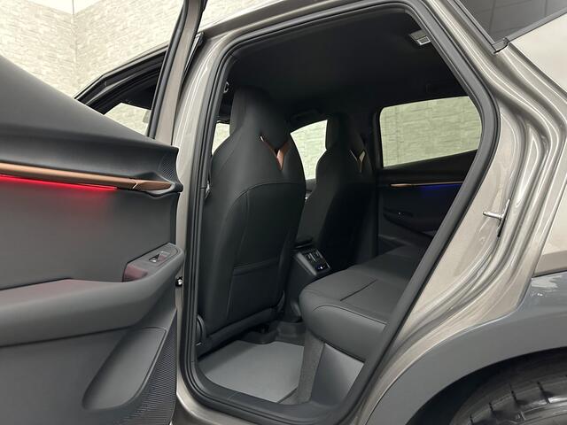 Cupra Tavascan 77 kWh | Nieuw! | Winter-Pack | Warmtepomp | Verlengde Fabrieksgarantie | 7x Op Voorraad | Adaptive Cruise Control | 3-Zone Clima | Verwarmde Voorruit | Keyless-Entry | Sfeerverlichting | Stoelverwarming | Carplay | Stuurverwarming | Getint Glas | 19 inch | Lane-Assist | Camera | Draadloos Laden |