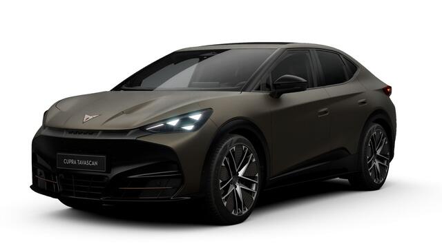 Cupra Tavascan 77kWh Elektromotor 340 1AT VZ Extreme | CUP-kuipstoelen vóór, Nappa leder Enceladus Grey | Digitaal instrumentenpaneel (Virtual Cockpit) | Draadloze Apple CarPlay(TM), Android Auto(TM)