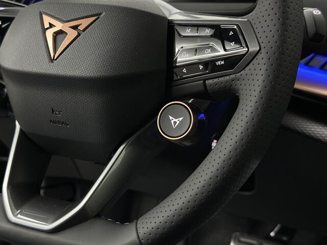 Cupra Tavascan 286pk NIEUW & RUIM 3000,= VOORDEEL! | 77 kWh | Nieuw! | Winter-Pack | Warmtepomp | Verlengde Fabrieksgarantie | 7x Op Voorraad | Adaptive Cruise Control | 3-Zone Clima | Verwarmde Voorruit | Keyless-Entry | Sfeerverlichting | Stoelverwarming | Carplay | Stuurverwarming | Getint Glas | 19 inch | Lane-Assist | Camera | Draadloos Laden |