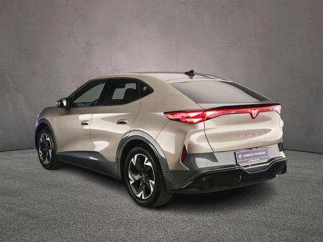 Cupra Tavascan Business 82 kWh 286pk Automaat, Warmtepomp, Stoelverwarming, Stuurverwarming, Adaptive cruise control, Navigatie, App-connect, LED koplampen, Dodehoeksensoren, Elektrische achterklep, Voorruit verwarmd