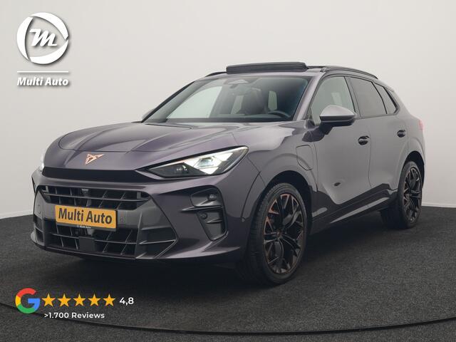 Cupra Terramar 1.5 TSI e-Hybrid VZ Copper Edition PHEV 272pk DARK VOID METALLIC | Panodak | Head Up | Adaptive Cruise | 360 Camera | Lederen Sportstoelen Memory & Verwarmd | Sennheiser Premium Audio | Matrix LED | Sfeerverlichting | Stuur Verwarmd | Keyless | Blis | Plu