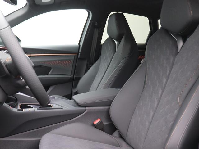 Cupra Terramar 1.5 TSI e-Hybrid VZ Performance 272PK 272PK DSG Pano-schuif dak, Matrix LED koplampen, Trekhaak, Sennheiser audio, Adaptive Cruise met Travel Assist, Side Assist, Keyless, Stuur-stoelverwarming, Alarm, 20' LM Velgen, 360gr. Camera