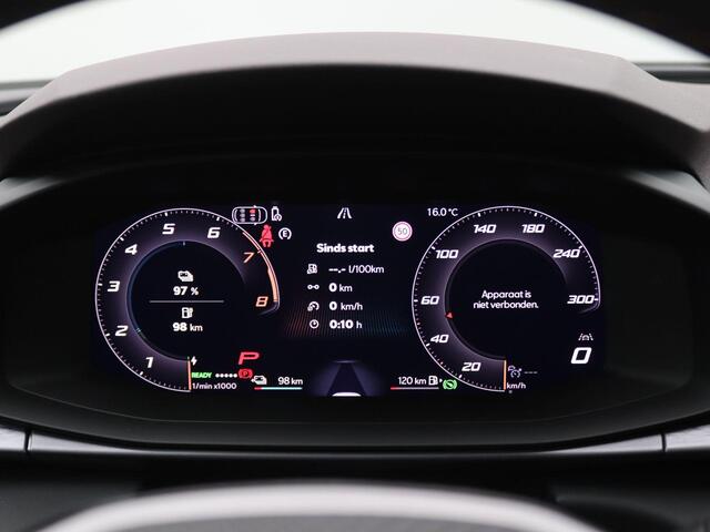 Cupra Terramar 1.5 TSI e-Hybrid VZ Performance 272PK DSG Pano-Schuifdak, Trekhaak, 20" LM Velgen, Matrix-LED Verlichting, Leder, Head-Up Display, 360gr. Camera, Sennheiser Audio, Keyless, Side Assist
