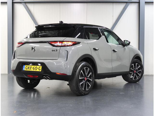 DS DS 3 1.2 130PK Performance Line | AUTOMAAT | AppleCarPlay/AndroidAuto | Navigatie | Climate Control | Adaptief Cruise Control | 360'Camera | Alcantara | Keyless | Head-Up Display | Privacy Glass | Isofix |