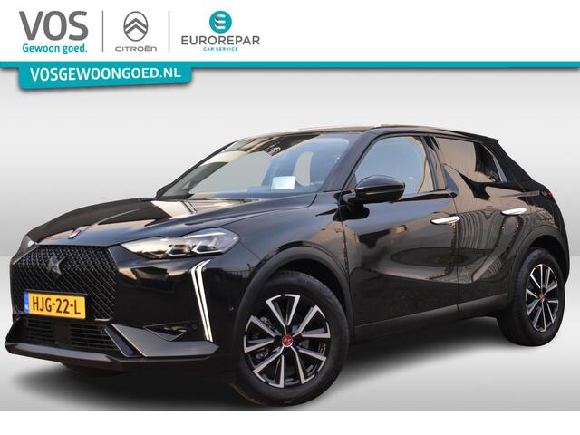 DS DS 3 E-Tense Performance Line 54 kWh | Navigatie | Airconditioning ECC | Camera voor en achter | Apple Carplay & Android Auto | Head Up Display | Dodehoek Detectie | Stoelverwarming | Zeer Compleet!