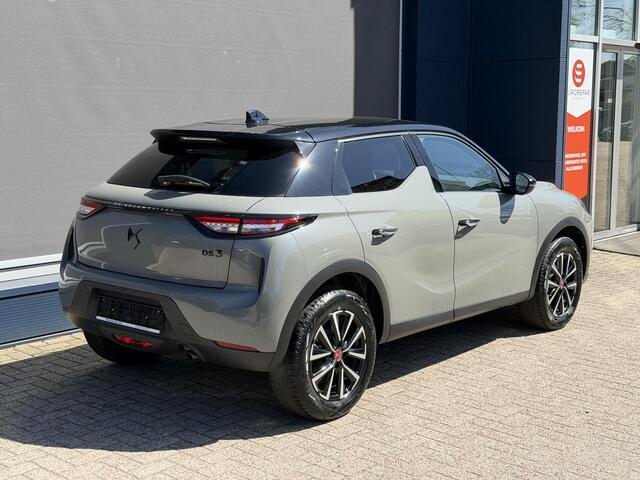 DS DS 3 1.2 Turbo 100 PK Performance Line DS3 | Facelift | Hoge Zitpositie | Navigatie via Telefoon | Parkeersensoren | Full LED Koplampen | Alcantara Bekleding | Zwart Dak | 17 inch Lichtmetalen Velgen | DAB+ Radio | Cruise Control | Digitaal Dashboard | Keyless