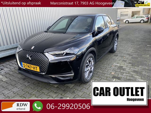 DS DS 3 CROSSBACK E-Tense Rivoli 50 kWh 42Dkm, Leer, Clima, Stoelvw, DAB+, Navi, CarPlay, 360'Cam, Matrix LED, LM, nw. APK - Inruil Mogelijk -