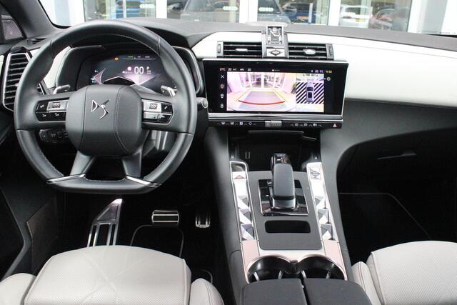 DS DS 7 E-Tense 300PK 4x4 ESPRIT DE VOYAGE | PANORAMISCH SCHUIF/KANTEL DAK | VOORRUITRAND/STUUR VERWARMING | VOLLEDIG LEDEREN BEKLEDING | LICHTMETALEN VELGEN 19" | ELEKTRISCH BEDIENBARE ACHTERKLEP | NIGHT VISION | DODEHOEK DETECTIE | ELEKTRISCH BEDIENBARE VOORSTO