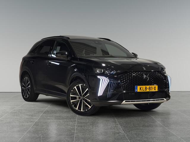 DS DS 7 Etoile e-Tense 300pk PHEV AWD 4x4 e-EAT8 | TREKHAAK | NIGHTVISION | SCHUIF/KANTELDAK | HANDSFREE A.KLEP | NAVI | 360° CAMERA | NAPPA LEDER | STOELKOELING + VERW. | MASSAGESTOELEN |