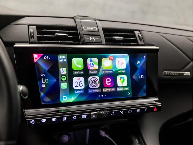 DS DS 7 Crossback 1.2 PureTech Executive (APPLE CARPLAY, GROOT NAVI, LEDER, 360 CAMERA, MEMORY SEATS, STOELVERWARMING, KEYLESS, MASSAGE, ZWART HEMEL, NIEUWE APK, NIEUWSTAAT)