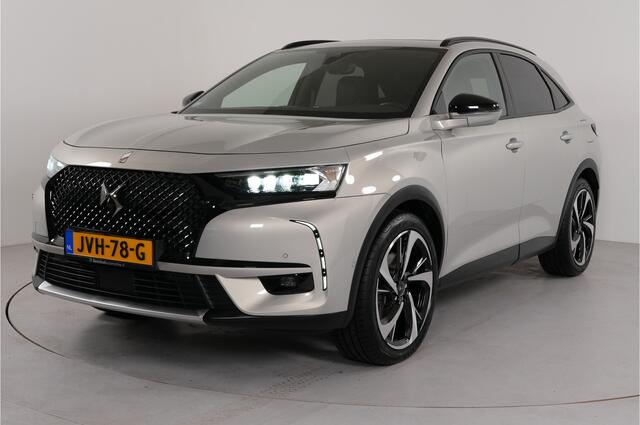 DS DS 7 Crossback E-Tense 1.6 PHEV 300 pk 4x4 ligne Noir | Pano | Leder | El. stl. verst. | Adaptieve Cruise | Nachtzicht | Stl. verw. | Camera 360 | El. klep | Premium Audio |