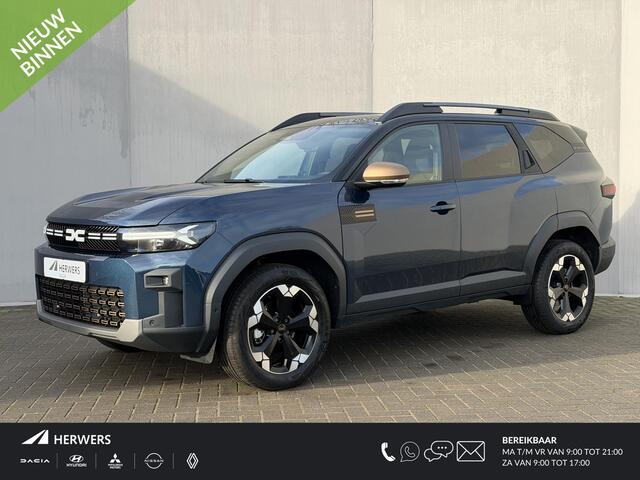 Dacia Bigster 1.8 Hybrid 155 Extreme / Fabrieksgarantie tot 06-2028 < 100.000 km / Panorama schuifdak / Elektrische klep / Camera 360° / Adaptieve CC / Dode hoek detectie / Navigatie / Apple Carplay Android /