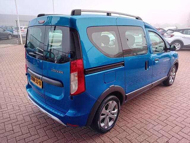 Dacia DOKKER 1.2 TCe S&S Stepway, Airco, Multimedia systeem, Bluetooth telefoonverbinding, Cruise control, Parkeersensoren, Elektrische ramen en spiegels, Lichtmetalen velgen, BOVAG
