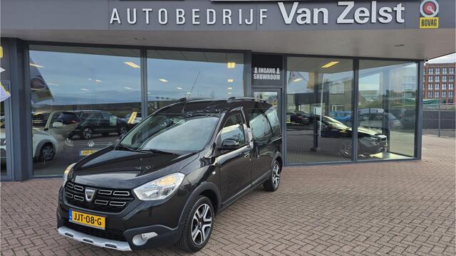 Dacia DOKKER 1.2 TCe Stepway, AIRCO, Multimediasysteem, Navigatie, Bluetooth, Voorstoelen verwarmd,Parkeersensoren, Cruise control, Camera, Elektrische ramen en spiegels, Nw Distr.Ketting, Nette auto, BOVAG Garantie