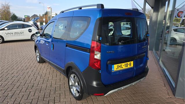 Dacia DOKKER 1.3 TCe Stepway 131 PK , AIRCO, Multimediasysteem, Navigatie, Achteruitrijcamera, Cruise control, Bluetooth, Parkeersensoren, Elektrische ramen en spiegels, BOVAG GARANTIE