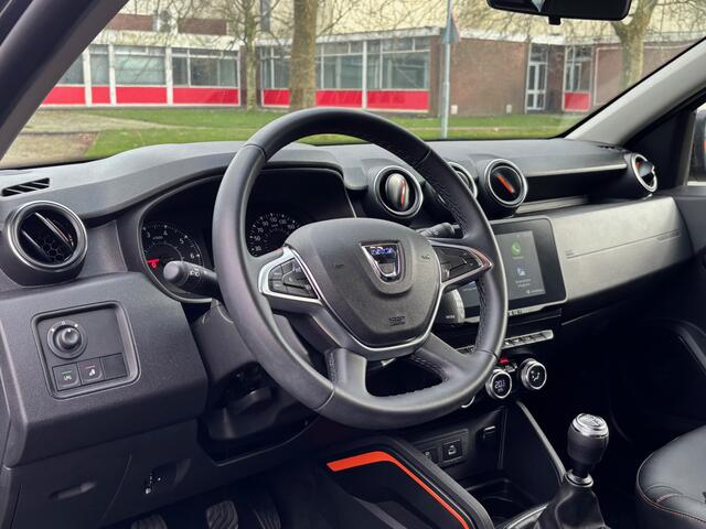 Dacia DUSTER 1.0 TCe 100 Bi-Fuel Journey | Orgineel LPG |Stoelverwarming | Camera A | Clima | LED | Keyless | Carplay | Oranje Accenten |