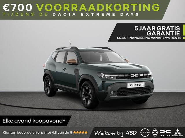 Dacia DUSTER TCe 100 ECO-G 6MT Extreme | Achteruitrijcamera | Cruise Control met snelheidsbegrenzer | Dacia Handsfree card voor openen, sluiten en starten zonder sleutel