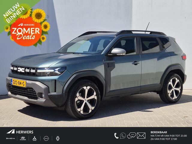 Dacia DUSTER 1.6 Hybrid 140 Journey Automaat / Pack winter / Navigatie via Apple Carplay of Android Auto / Stuur- en Stoelverwarming / Cruise control / Achteruitrijcamera / Draadloze telefoon lader / Climate control /